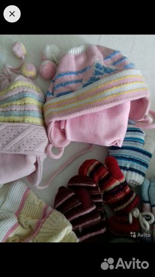 Варежки детские,шапки