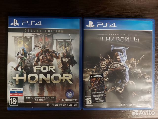 Игры PS4 For Honor Deluxe / Средиземье Тени Войны