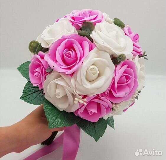 Букет невесты, браслеты, аксессуары для волос