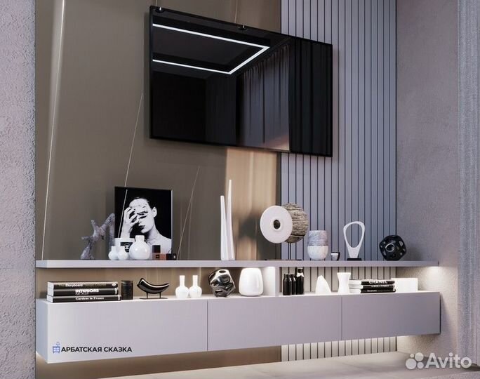 Подвесная тумба под тв