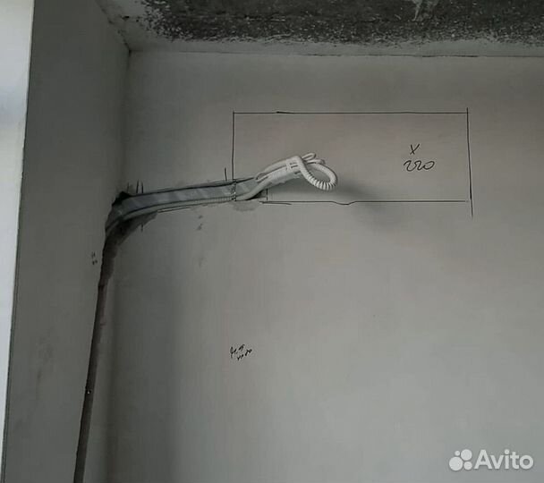 Закладка трассы под кондиционер