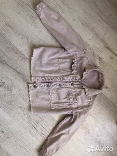 Джинсовая куртка на девочку 140 146