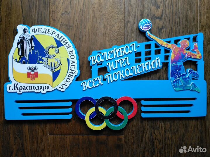 Медальница волейбол (новая)
