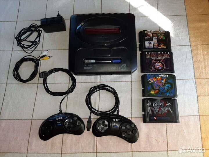 Sega mega drive 2 приставка 16бит