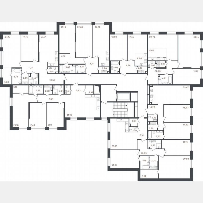 2-к. квартира, 86,7 м², 2/3 эт.