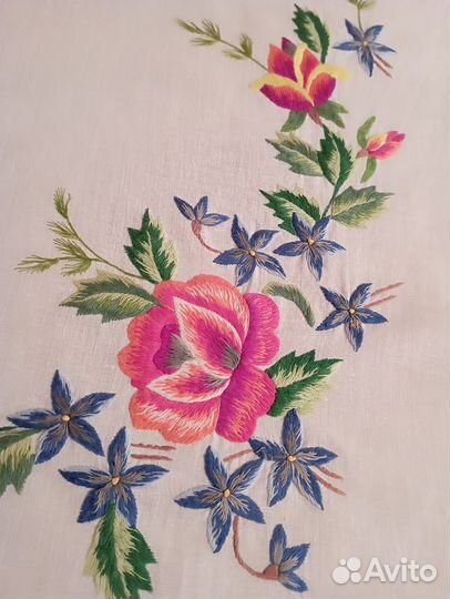 Вышивка гладью Кружево