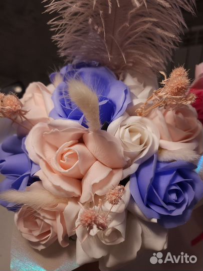 Букеты из мыльных цветов