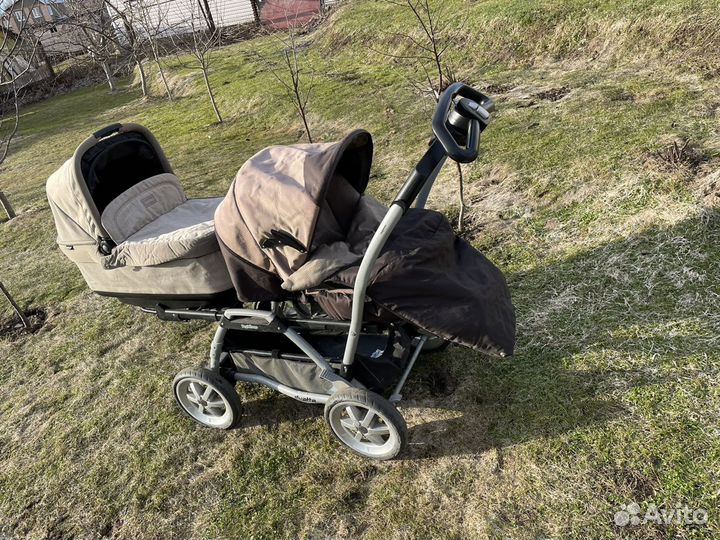 Коляска для двойни и погодог