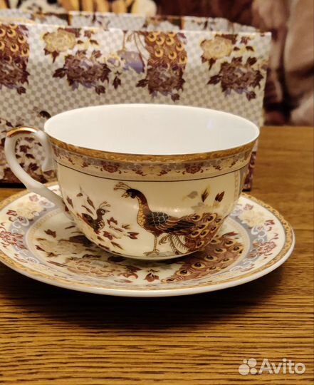Фарфоровая чайная пара винтаж