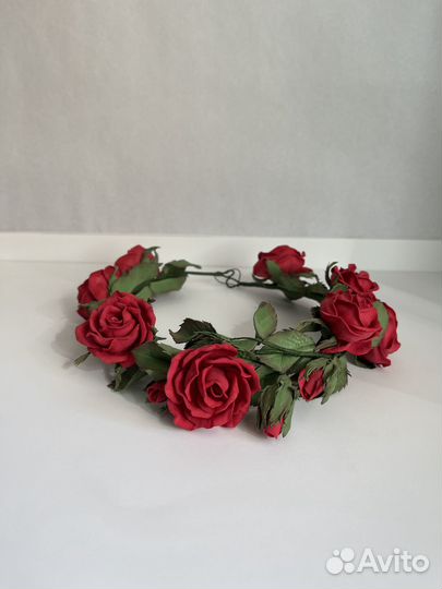 Венок на голову из цветов