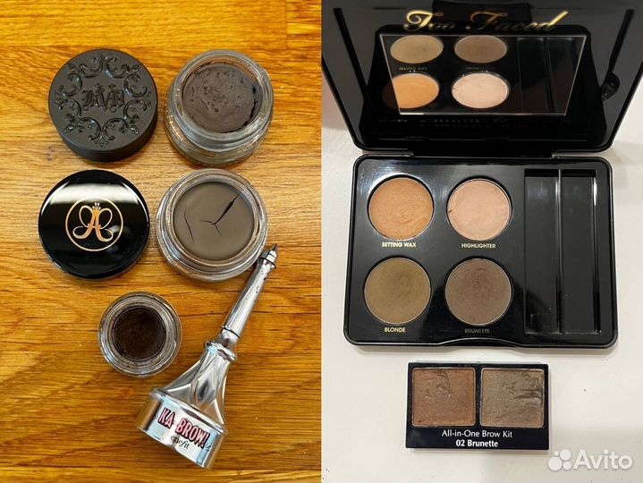 Помада крем-гель тени для бровей