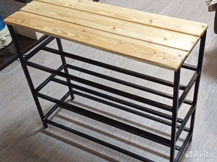 Обувница в прихожую. Мебель лофт