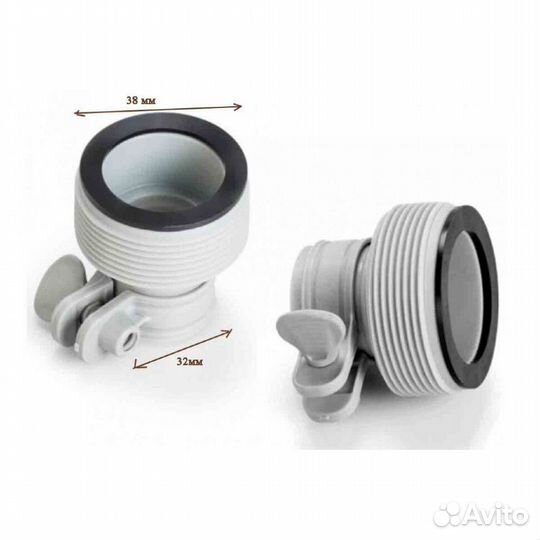 Комплект переходников (2шт) Intex 25009/29061 для