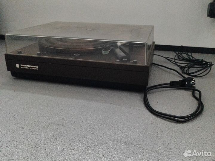 Виниловый проигрыватель электроника эп-030 стерео