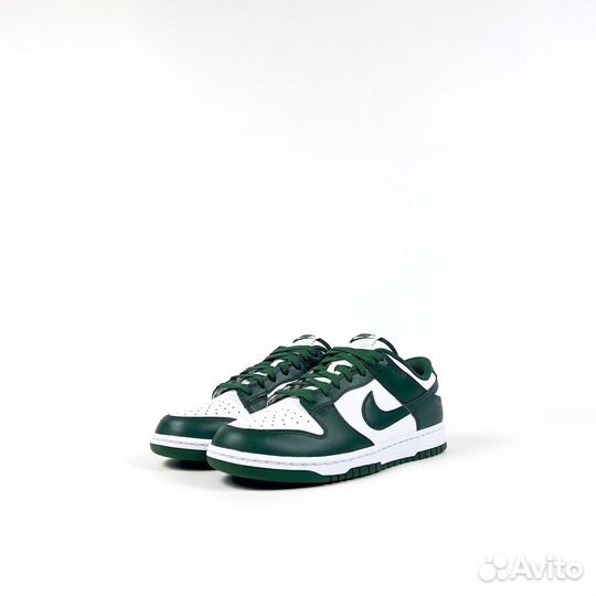 Кроссовки Nike Dunk Low зеленые