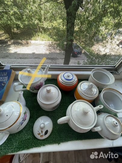 Заварочный чайник сахарница пиала