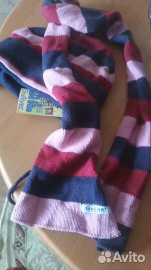 Шапка и шарфик детские