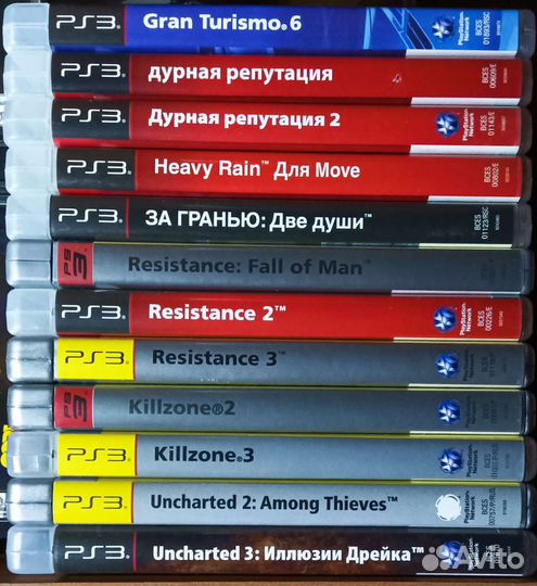 Диски игры PS3 в ассортименте