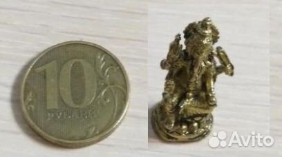 Фигурка Ганеши, металл