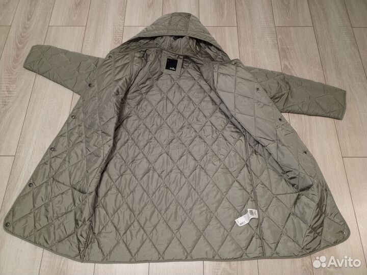 Пальто стёганое новое весна р 54