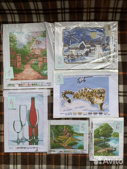 Канва с рисунком Матренин Посад и др