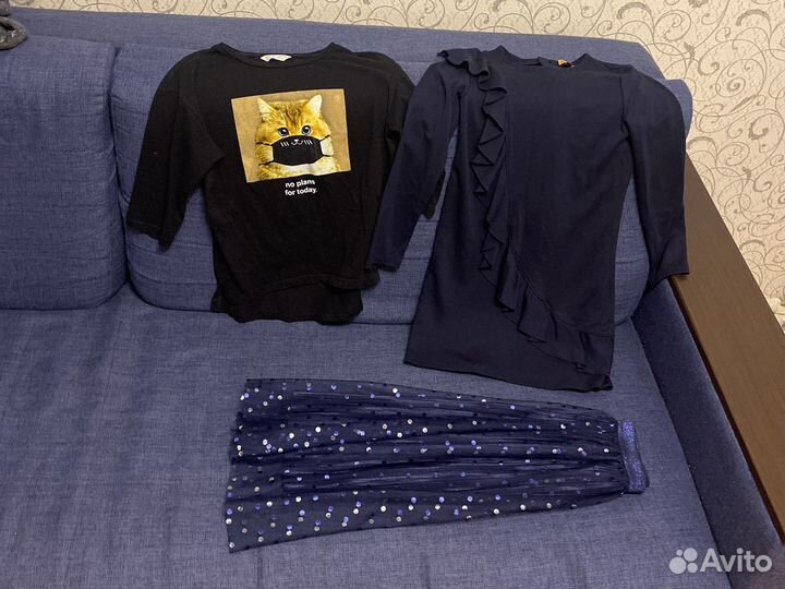 Одежда пакетом для девочки 140