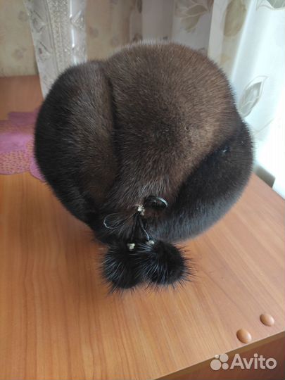 Шапка норковая женская