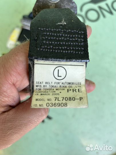 Ремни пара безопасности передние купе rav 4 xa20