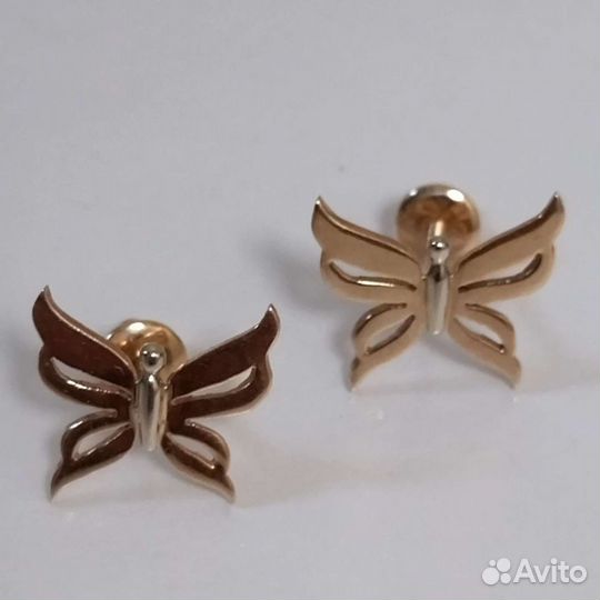 Золотые серьги