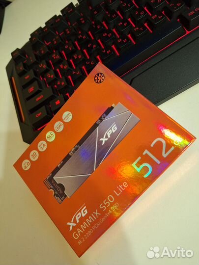 Ssd adata M.2 XPG gammix S50 512гб