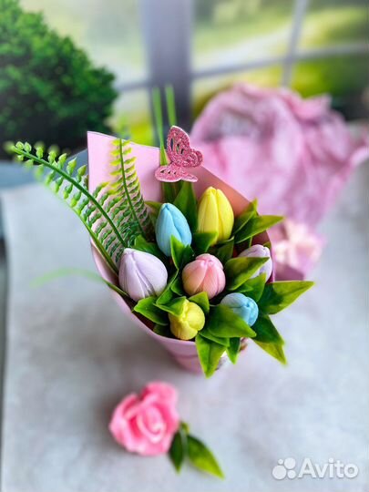 Букеты из мыла ручной работы