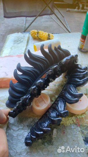 Педальный конь СССР. Грива