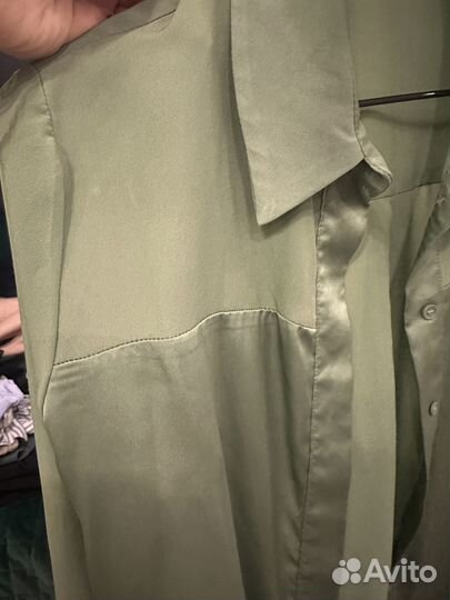 Рубашка zarina хакки 42