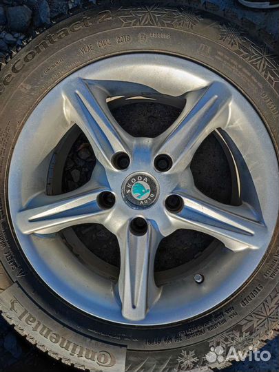 Диски R15 Skoda Roomster, Fabia, 4диска без шин