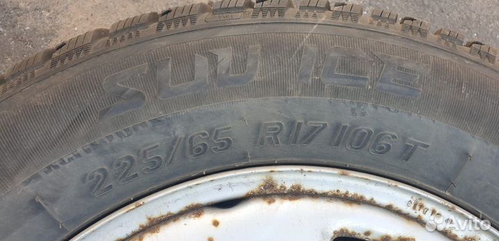 Колеса в сборе 225/65 R17 Orium Штамп Mazda 7X17(4