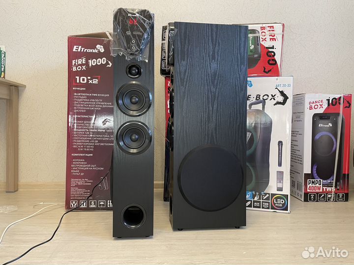 Колонки акустика Eltronic акустическая пара