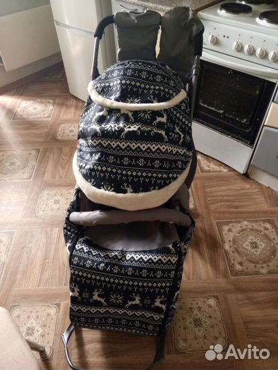 Коляска санки