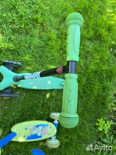 3 самоката трехколесных moby kids razor