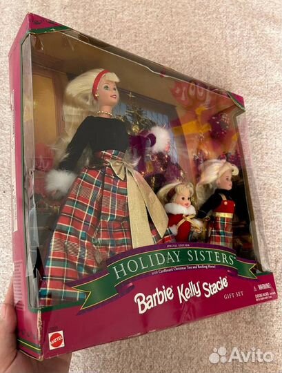 Barbie holiday sisters gift set 1998
