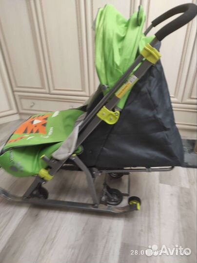 Санки коляска ника
