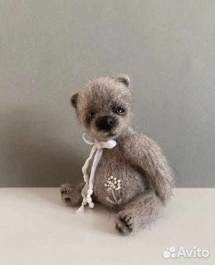 Вязаный мишка в стиле Тедди Одуванчик