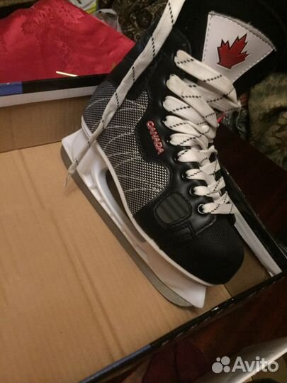 Коньки хоккейные 39размер