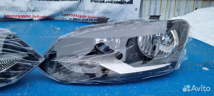 Новые фары Volkswagen Polo 15-20