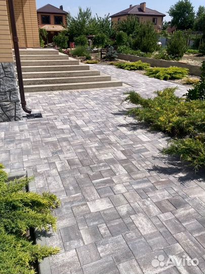 Тротуарная плитка Крупноформатная