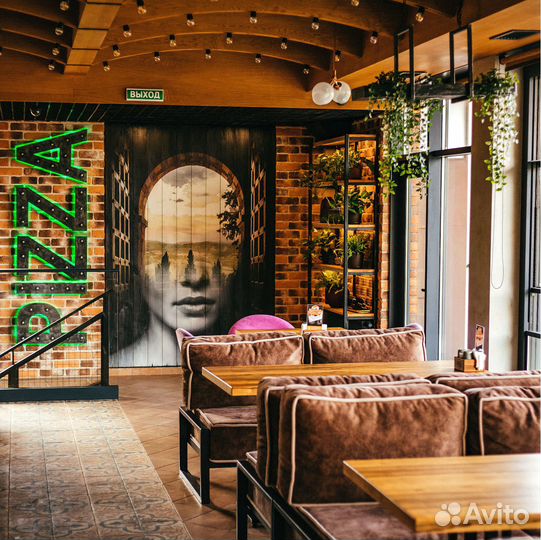 Стеновые панели из досок (из дерева) с принтом