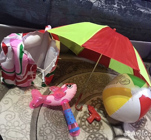 Разные наборы для пляжа и песочные наборы