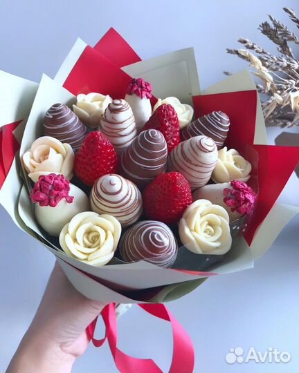 Букет клубника в шоколаде