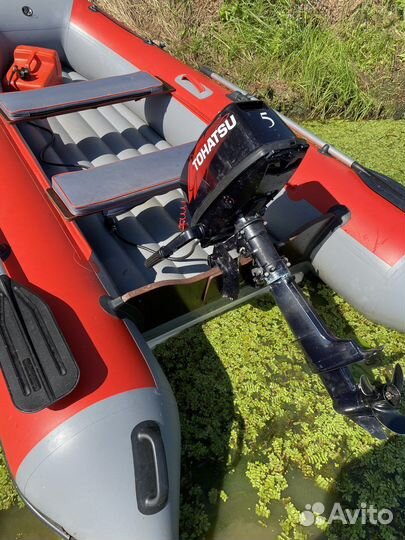 Лодка reef 335 нднд + мотор Тохатсу 5 сил (2такта)