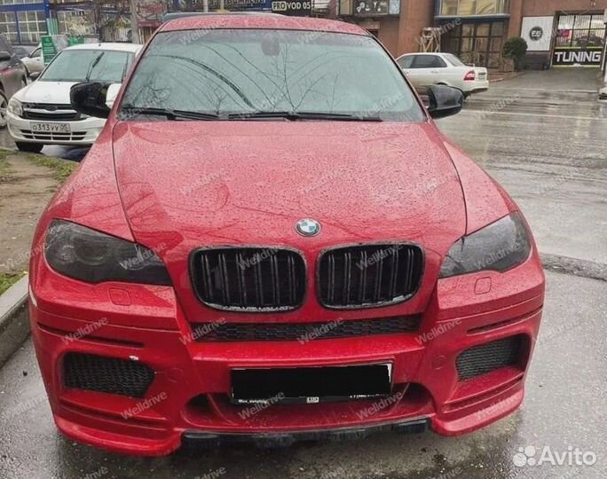 Крышки зеркал BMW X5М E70 X6М E71 черный глянец