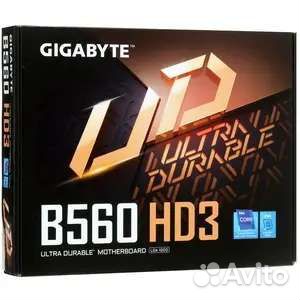 Материнская плата LGA1200 Gigabyte B560 HD3